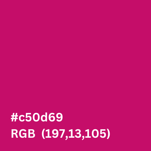 colour:#c50d69